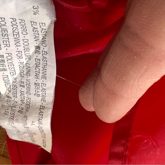 Zara Red Mini Skirt - Picture 6 of 7